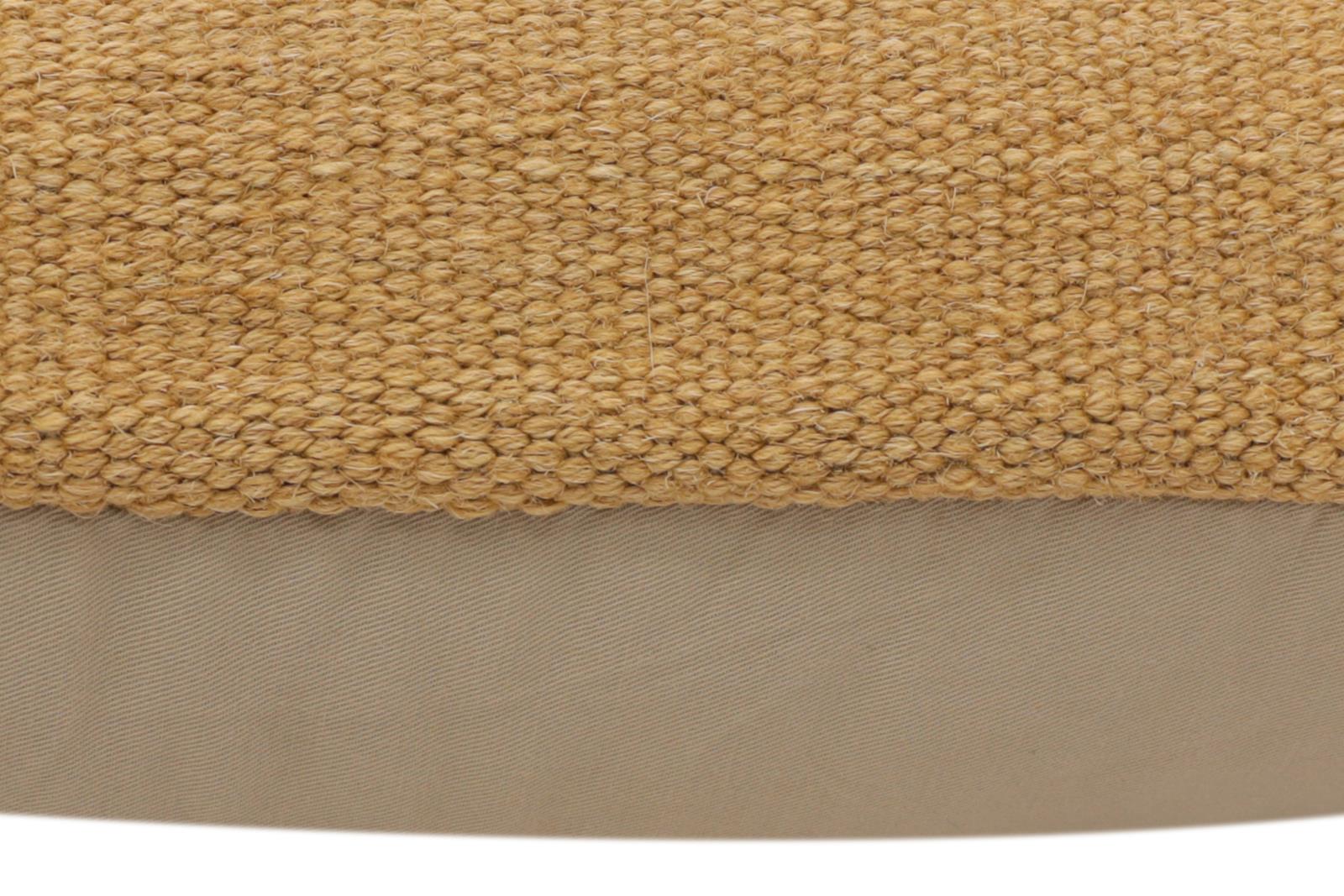 handmade Modern Pillow Brown Beige Hand-Woven SQUARE 100% WOOL  Hand woven turkish pillow  2 x 2