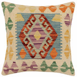 Rustic Odonnell Turkish Hand-Woven Kilim Pillow