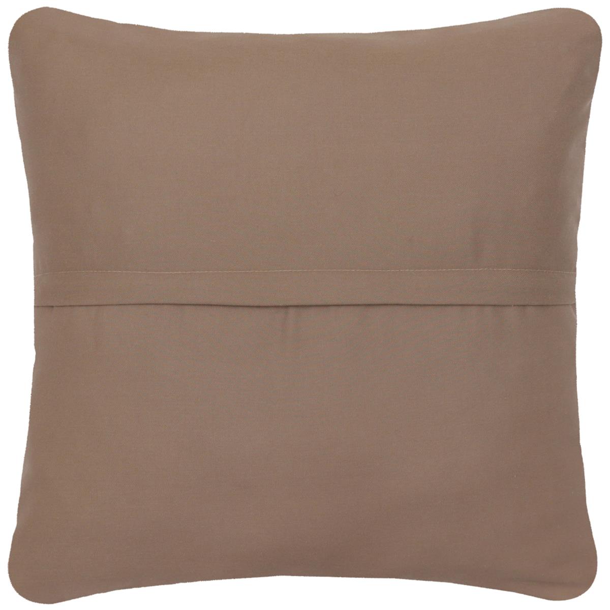 handmade Traditional Pillow Rust Blue Hand-Woven SQUARE 100% WOOL  Hand woven turkish pillow  2 x 2