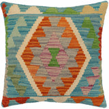 Tribal Bush Turkish Hand-Woven Kilim Pillow