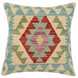 Bohemian Melendez Turkish Hand-Woven Kilim Pillow
