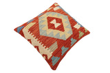 Boho Chic Foley Turkish Hand-Woven Kilim Pillow