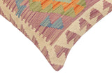handmade Traditional Pillow Purple Blue Hand-Woven SQUARE 100% WOOL  Hand woven turkish pillow  PILLOW