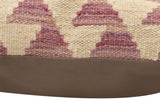 handmade Traditional Pillow Purple Blue Hand-Woven SQUARE 100% WOOL  Hand woven turkish pillow  PILLOW