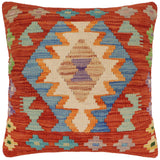 Tribal Vega Turkish Hand-Woven Kilim Pillow