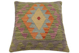 Tribal Miller Turkish Hand-Woven Kilim Pillow