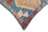 Southwestern Gross Turkish Hand-Woven Kilim Pillow