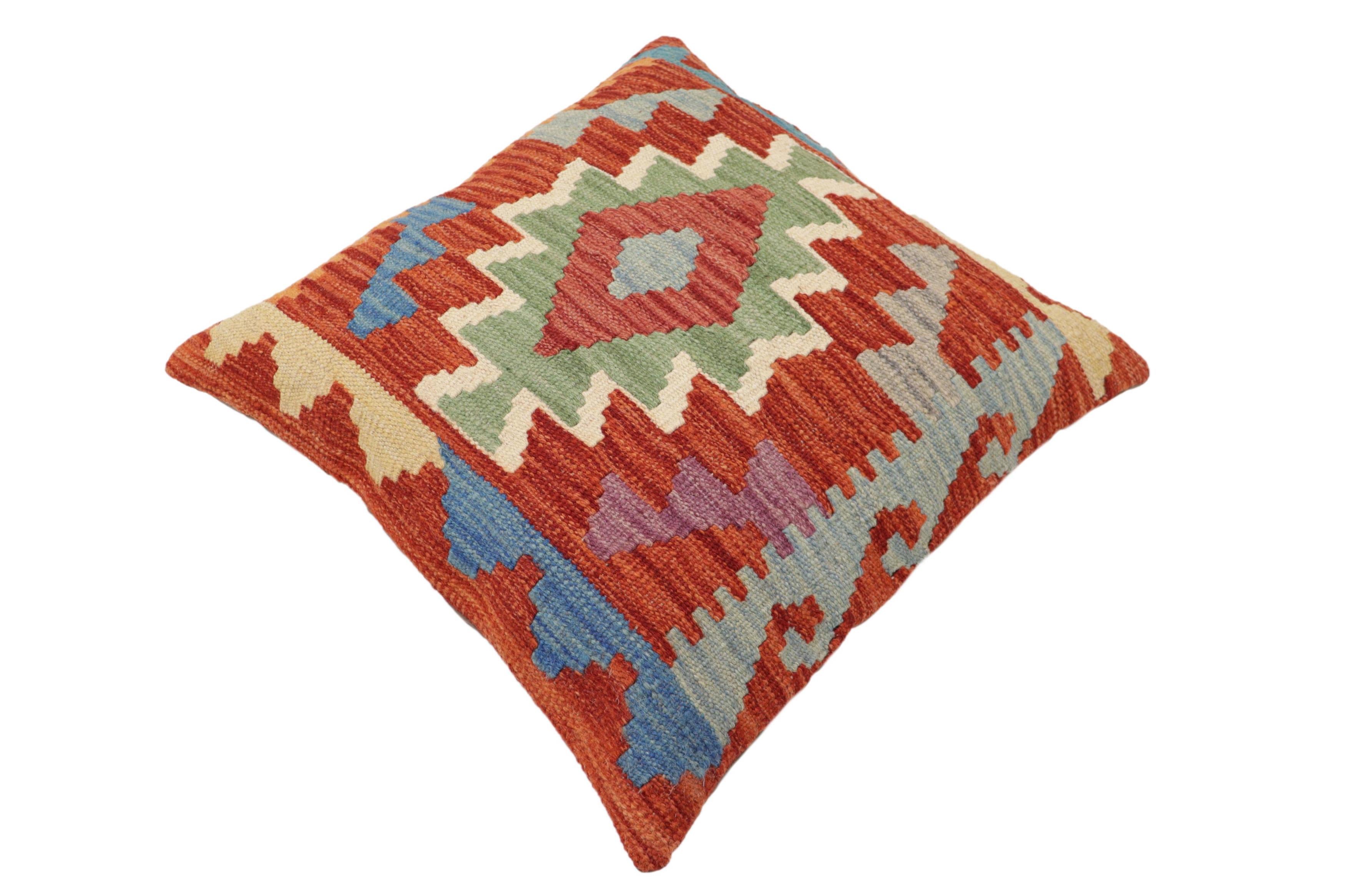 Bohemian Mcknight Turkish Hand-Woven Kilim Pillow