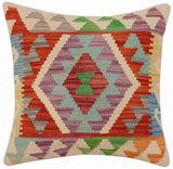 Boho Chic Schneide Turkish Hand-Woven Kilim Pillow