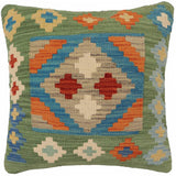 Boho Chic Mcgee Turkish Hand-Woven Kilim Pillow