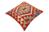 Bohemian Owens Turkish Hand-Woven Kilim Pillow
