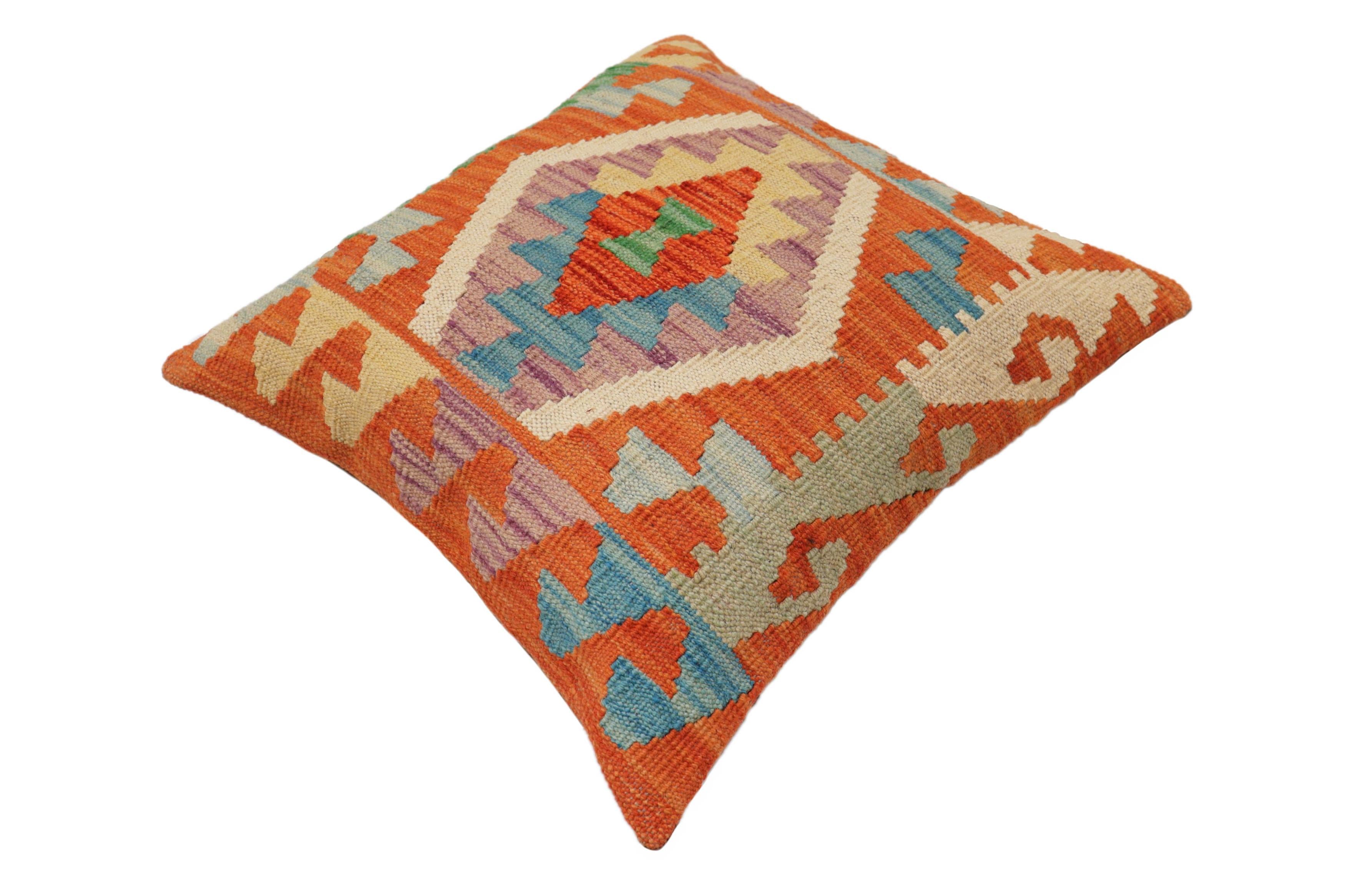 Tribal Aguilar Turkish Hand-Woven Kilim Pillow