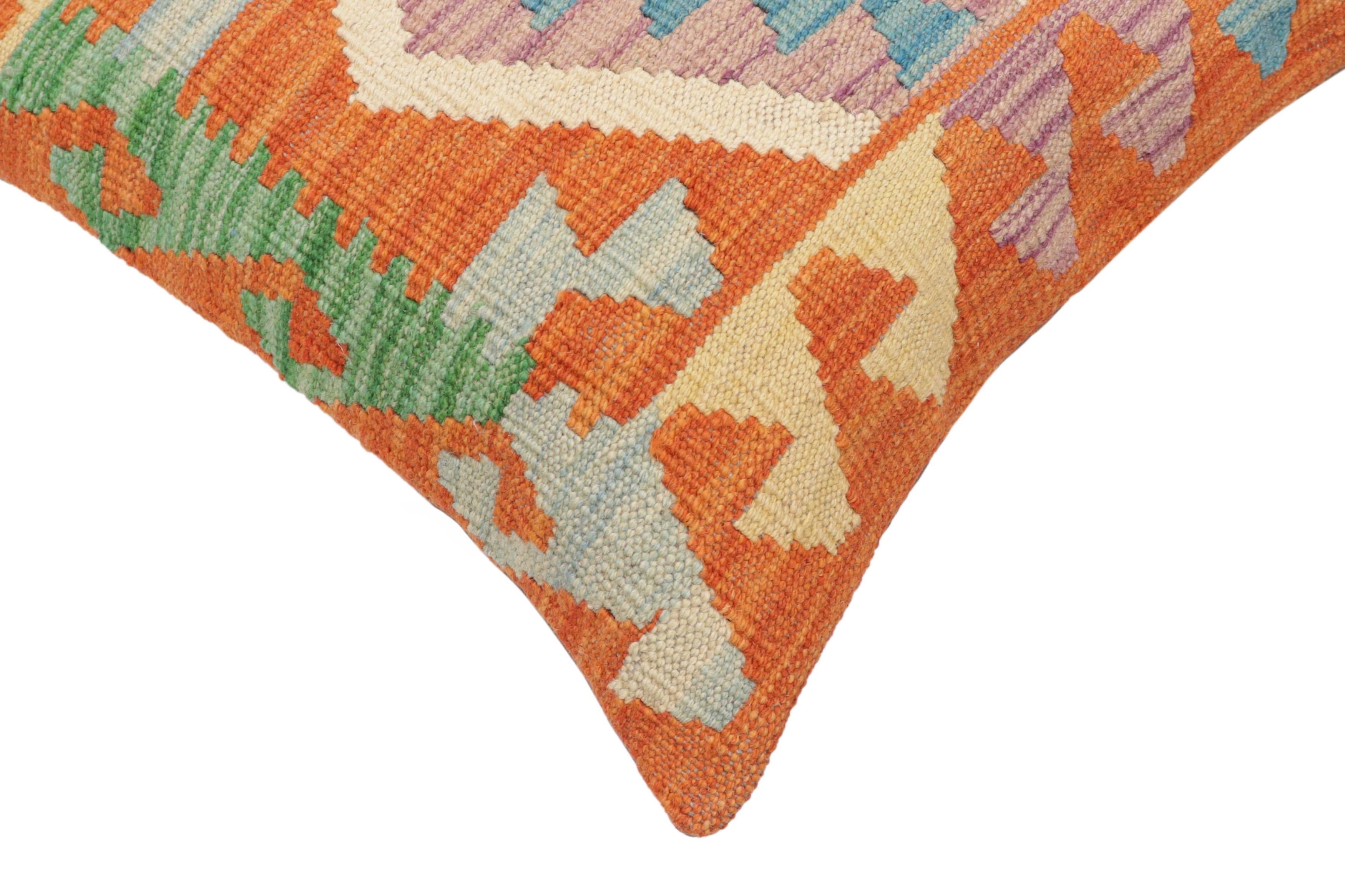 Tribal Aguilar Turkish Hand-Woven Kilim Pillow
