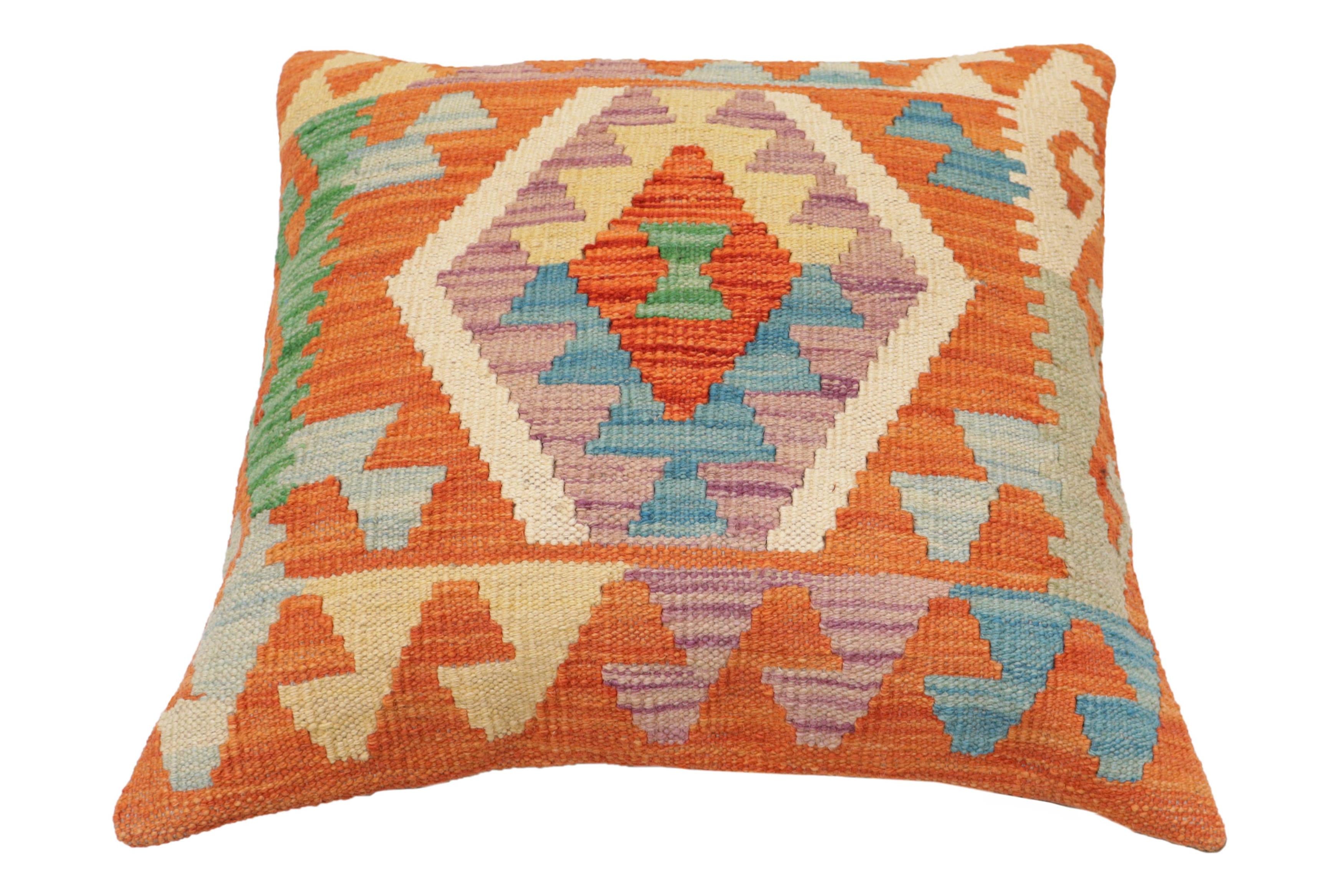 Tribal Aguilar Turkish Hand-Woven Kilim Pillow