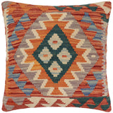 Southwestern Villarre Turkish Hand-Woven Kilim Pillow