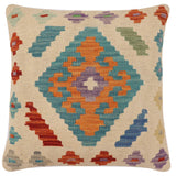 Bohemian Horton Turkish Hand-Woven Kilim Pillow