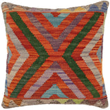 Boho Chic Schmitt Turkish Hand-Woven Kilim Pillow