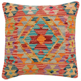 Boho Chic Joel Turkish Hand-Woven Kilim Pillow