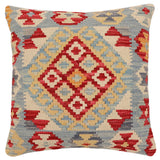 Rustic Tammy Turkish Hand-Woven Kilim Pillow