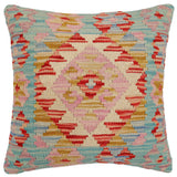 Rustic Latoya Turkish Hand-Woven Kilim Pillow