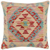 Boho Chic Doris Turkish Hand-Woven Kilim Pillow