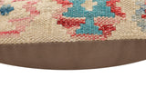 handmade Traditional Pillow Blue Red Hand-Woven SQUARE 100% WOOL  Hand woven turkish pillow  2 x 2