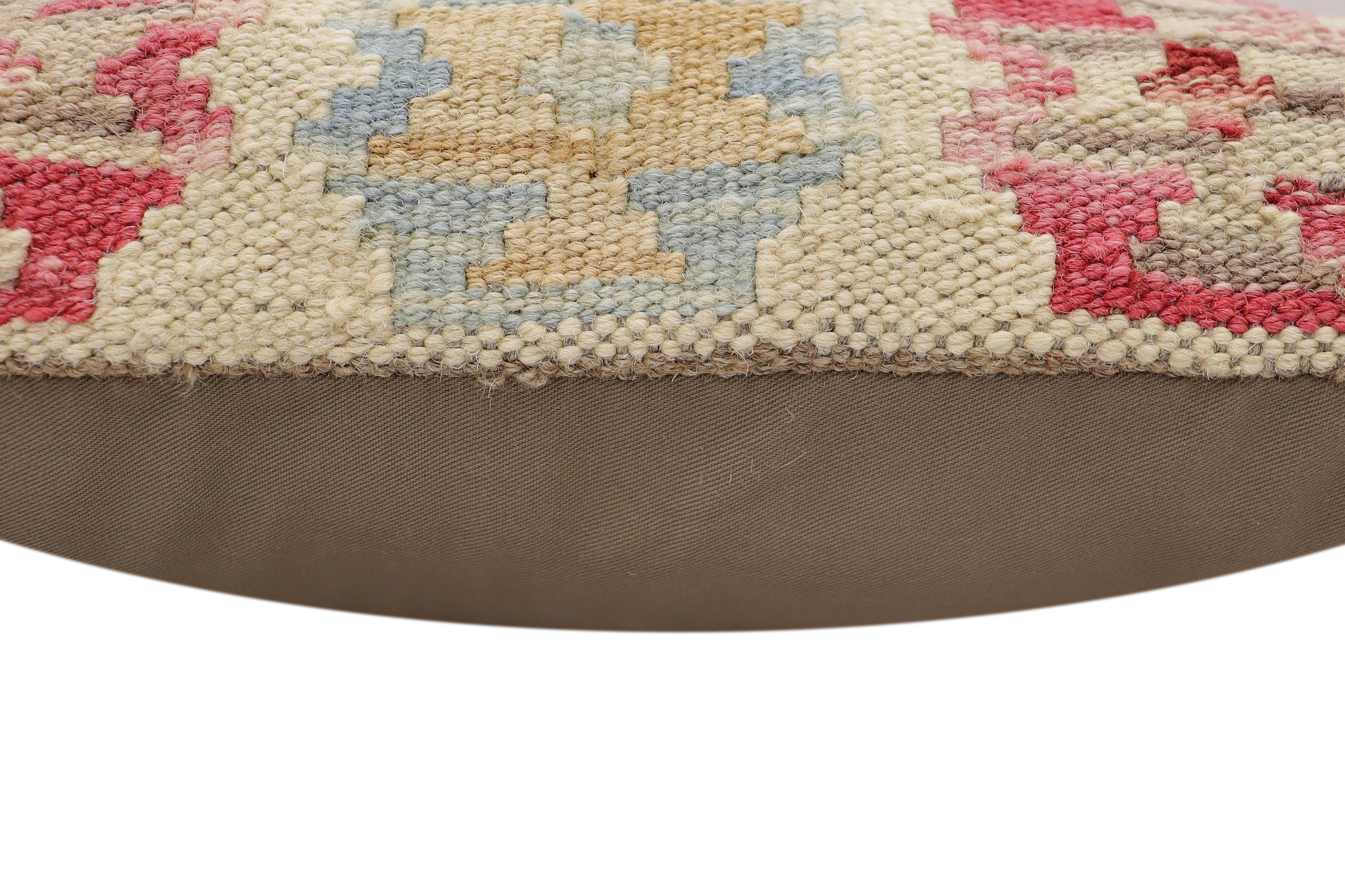 Tribal Everhart Turkish Hand-Woven Kilim Pillow