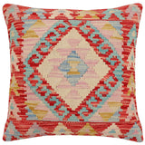 Bohemian Canty Turkish Hand-Woven Kilim Pillow