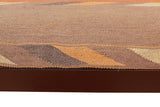 handmade Vintage Shoe Rack Rust Purple Hand-made RECTANGLE Vegetable dyed wool and wood