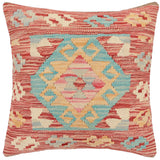 Rustic Queen Turkish Hand-Woven Kilim Pillow