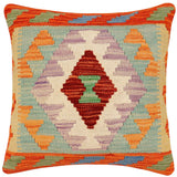 Bohemian Terrence Turkish Hand-Woven Kilim Pillow