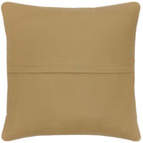 handmade Traditional Pillow Rust Blue Hand-Woven SQUARE 100% WOOL  Hand woven turkish pillow  2 x 2