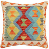 Boho Chic Valarie Turkish Hand-Woven Kilim Pillow