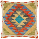 Boho Chic Susana Turkish Hand-Woven Kilim Pillow