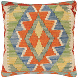 Rustic Tandra Turkish Hand-Woven Kilim Pillow