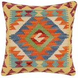 Bohemian Linh Turkish Hand-Woven Kilim Pillow