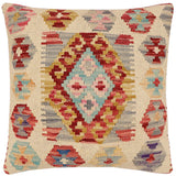 Boho Chic Hae Turkish Hand-Woven Kilim Pillow