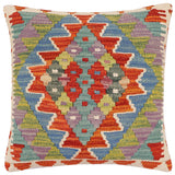 Bohemian Lahoma Turkish Hand-Woven Kilim Pillow