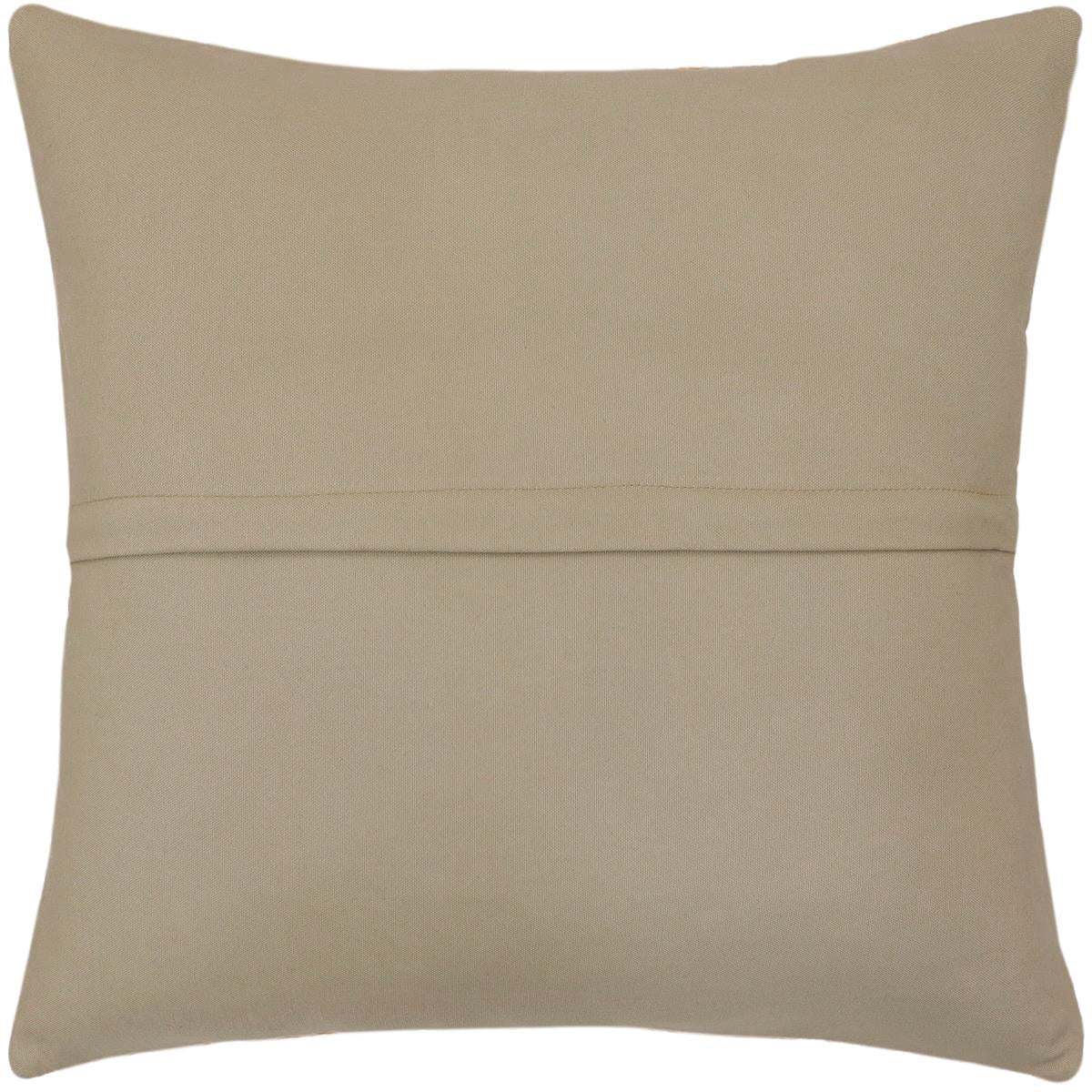 handmade Traditional Pillow Rust Blue Hand-made SQUARE 100% WOOL Hand woven turkish pillow2' x 2'