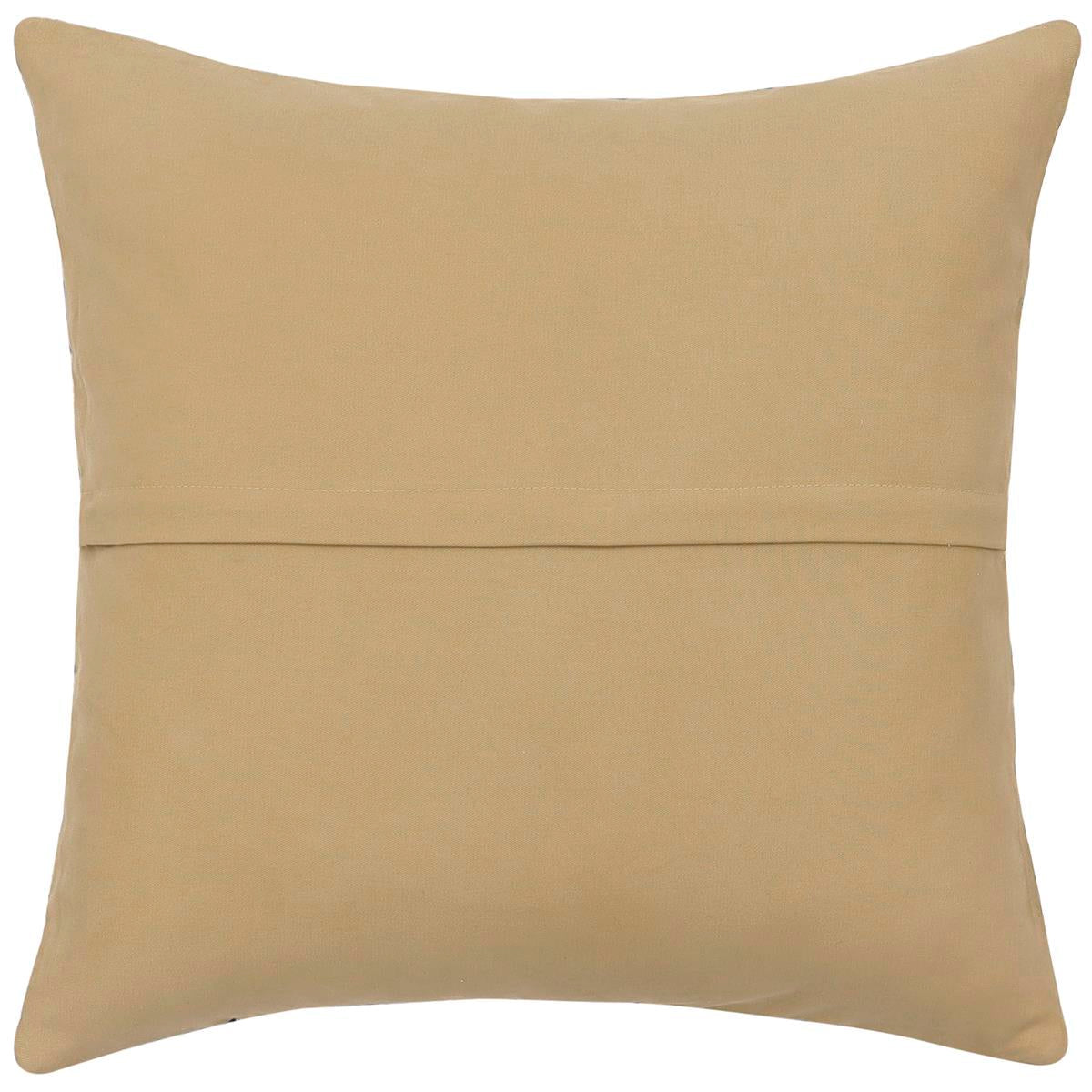 handmade Traditional Pillow Rust Charcoal Hand-Woven SQUARE 100% WOOL Hand woven turkish pillow2' x 2'