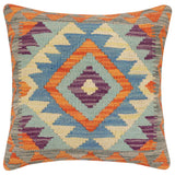 Tribal Montgome Turkish Hand-Woven Kilim Pillow