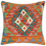 Bohemian Carpente Turkish Hand-Woven Kilim Pillow