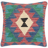 Tribal Rae Turkish Hand-Woven Kilim Pillow