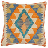 Boho Chic Mcclella Turkish Hand-Woven Kilim Pillow