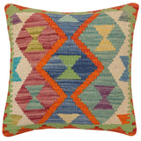 Boho Chic Farr Turkish Hand-Woven Kilim Pillow