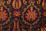 Suzani Tulip Chenille Turkish Decorative Pillow
