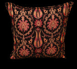 Suzani Tulip Chenille Turkish Decorative Pillow