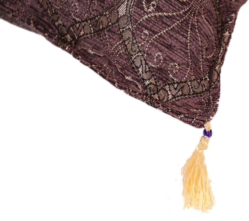 handmade Geometric Pillow Grey Silver Handmade RECTANGLE throw pillow 2 x 2