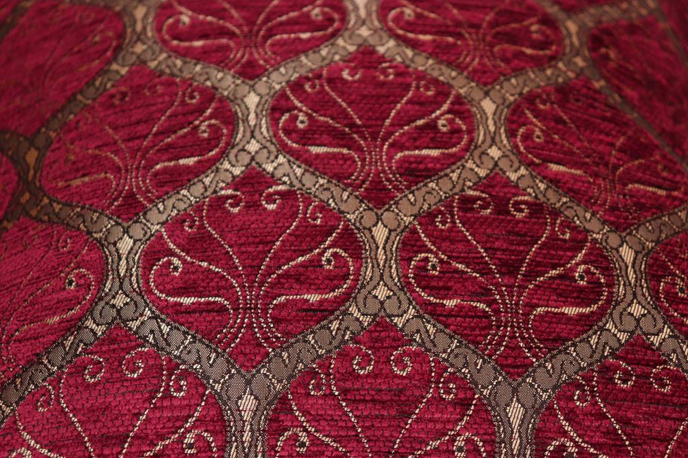 handmade Geometric Pillow Burgundy Grey Handmade RECTANGLE throw pillow 2 x 2