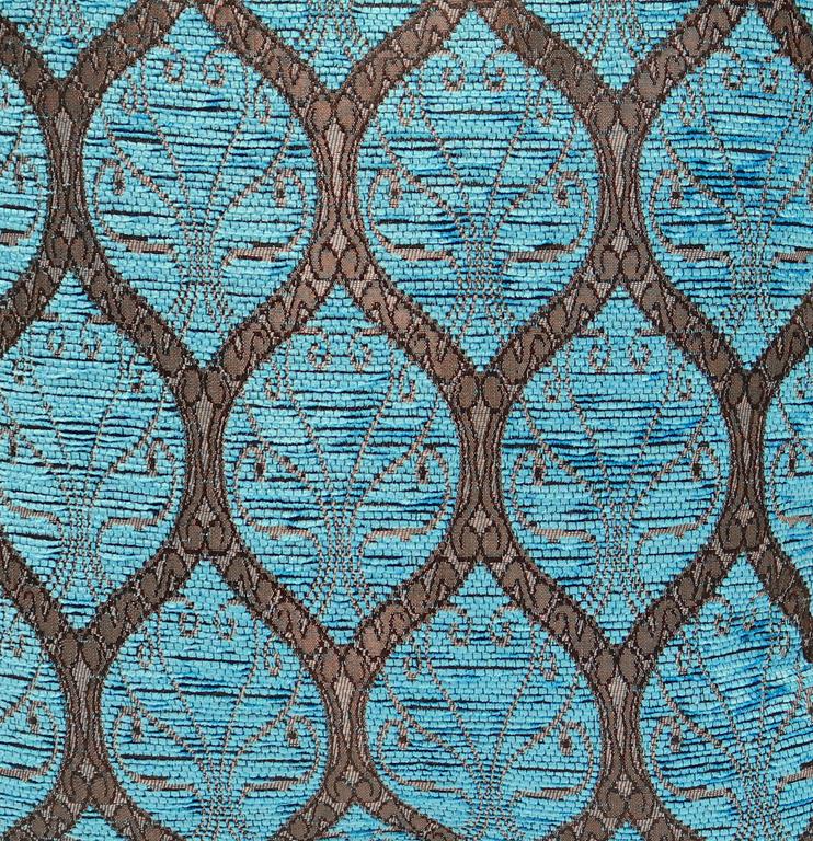 handmade Geometric Pillow Turquoise Grey Handmade RECTANGLE throw pillow 2 x 2